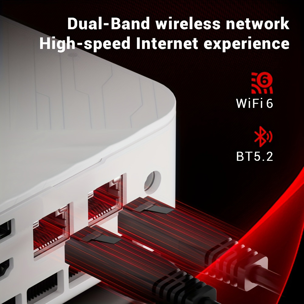 FIREBAT AM02 Mini-PC (Barebone, ohne RAM und SSD), AMD Ryzen 7 8745HS 8 Kerne, max. 4,9 GHz, Triple-Display mit USB-C, DisplayPort und HDMI, WLAN 6, Bluetooth 5.2, 2 x USB 3.2, 2 x USB 2.0, 2 x 2,5G RJ45