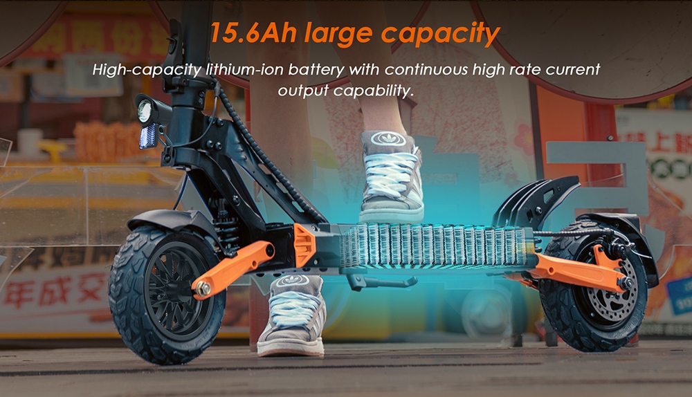KuKirin G2 Pro ABE Elektroroller, 500W Motor, 48V 15,6Ah Batterie, 9-Zoll Vakuumreifen, 20 km/h H&ouml;chstgeschwindigkeit, 65 km Reichweite, Doppelte Scheibenbremsen, 19&deg; Steigf&auml;higkeit, IP54 Wasserdicht, 120 kg Traglast