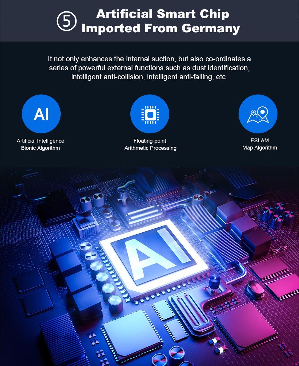 Refurbished Liectroux M7S Pro Robot Vacuum Cleaner Sweeping Vacuuming Mopping Integrated  2D Map Navigation, 4400mAh Battery, Run 110mins - Black