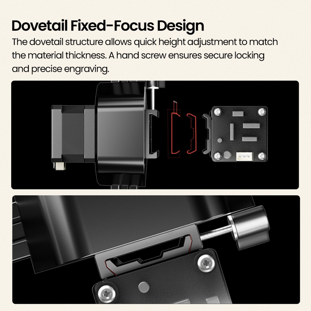 LONGER Ray5 MiniS 10W Enclosed Laser Engraver, Class 1 Safety Protection, 0.1mm Precision, 12000mm/min Speed, 130&times;120mm Work Area, 20mm Cutting Depth, WiFi/USB/App Control, Compatible with Wood/Acrylic/Leather/Metal/Ceramic