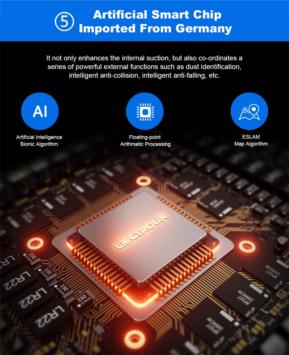 Refurbished Liectroux L200 Robot Vacuum Cleaner, Max 4000Pa Suction, Smart Mapping, 230ml Electric Control Water Tank, Up to 120 Mins Runtime, APP/Voice Control, Lower Noise