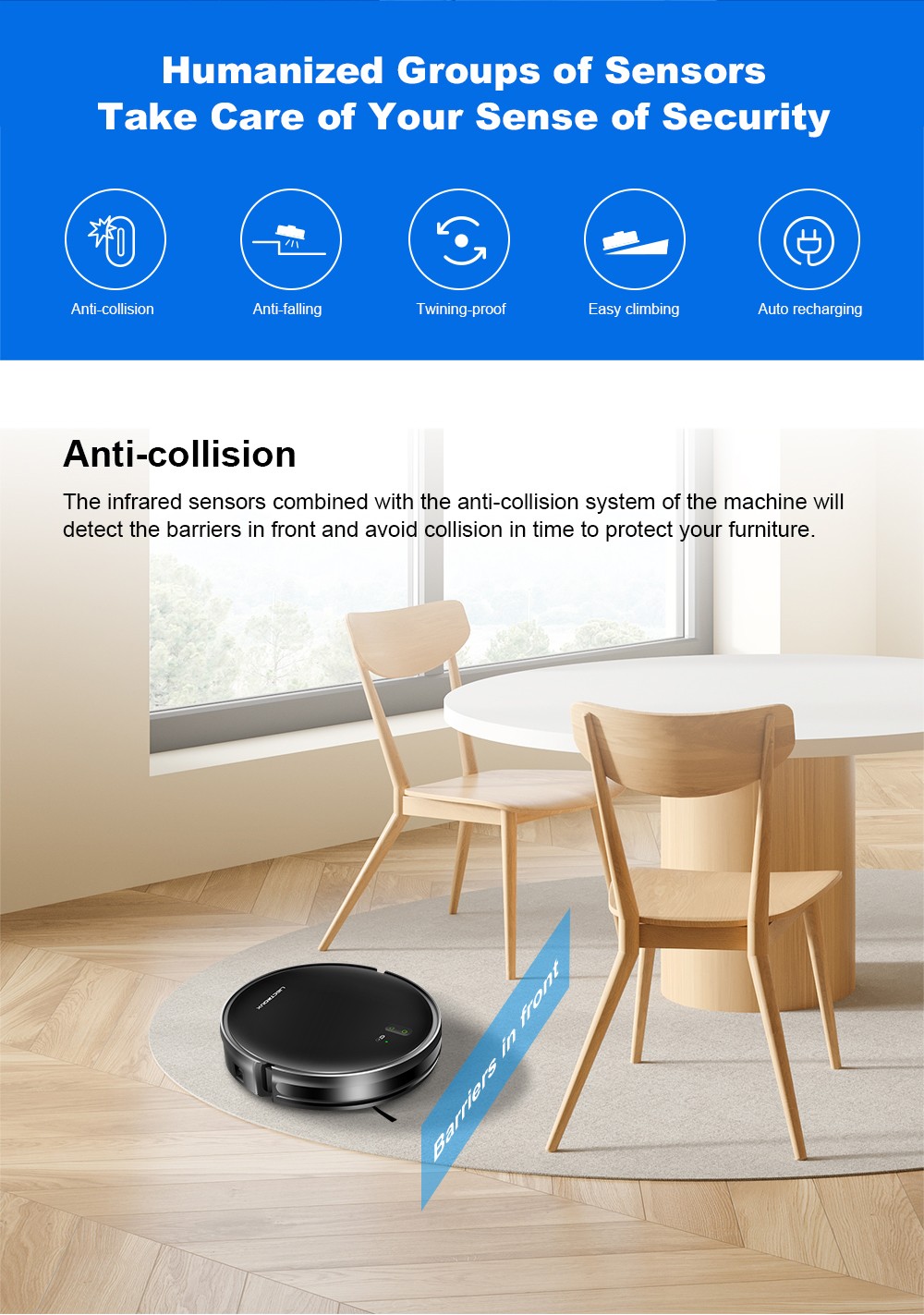 Refurbished Liectroux L200 Robot Vacuum Cleaner, Max 4000Pa Suction, Smart Mapping, 230ml Electric Control Water Tank, Up to 120 Mins Runtime, APP/Voice Control, Lower Noise