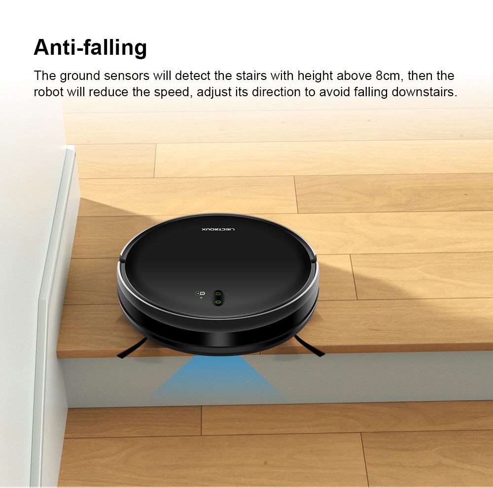 Refurbished Liectroux L200 Robot Vacuum Cleaner, Max 4000Pa Suction, Smart Mapping, 230ml Electric Control Water Tank, Up to 120 Mins Runtime, APP/Voice Control, Lower Noise