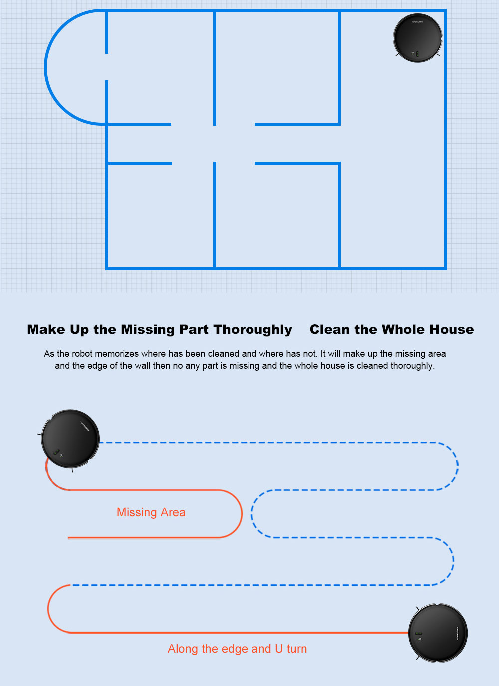 Refurbished Liectroux L200 Robot Vacuum Cleaner, Max 4000Pa Suction, Smart Mapping, 230ml Electric Control Water Tank, Up to 120 Mins Runtime, APP/Voice Control, Lower Noise