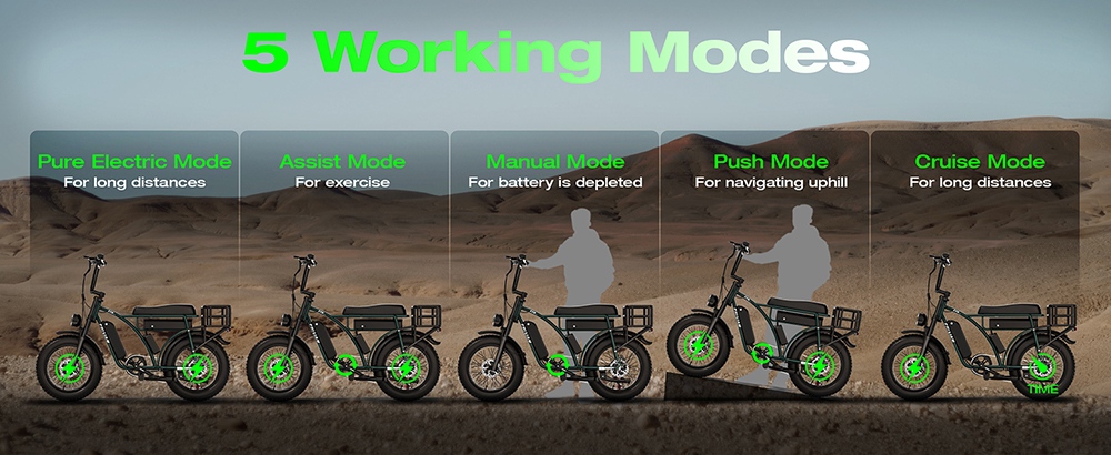 PHILIAM ET9 Dual Motor Electric Bike, 1000W*2 (Peak 3000W), 52V 50Ah Dual Battery, 31MPH Max Speed, 200 Miles PAS Range, 7-Speed Shimano, 4-Piston Hydraulic Brakes, 330LBS Load, All-Terrain Fat Tire E-Bike for Adults