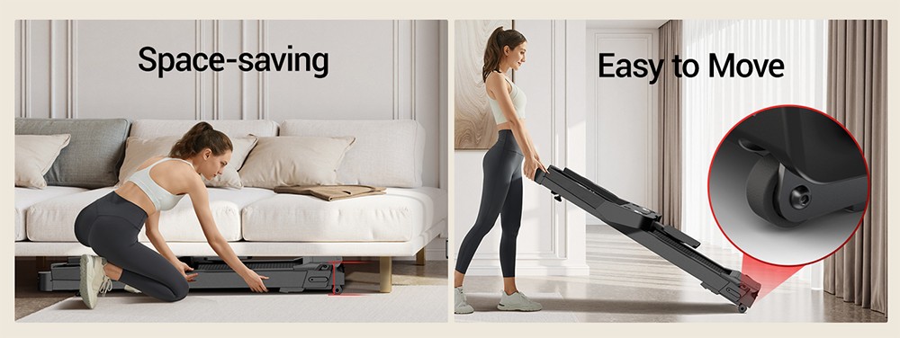 ROBORE L10 Foldable Treadmill, 20% Auto Incline, 3.5HP Brushless Motor, 14km/h Speed, 180kg Capacity, LED Touchscreen with Handrail, Multi-Layer Shock Absorption