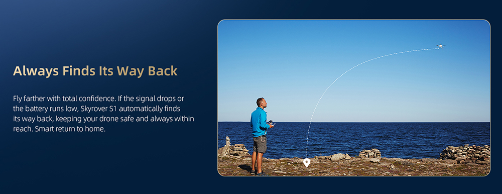 Skyrover S1 Mini Drone with Camera 4K/60fps Video, 3-Axis Gimbal Stabilization, 39,000ft Video Transmission, 40-Min Flight Time, Under 249g, Auto Track