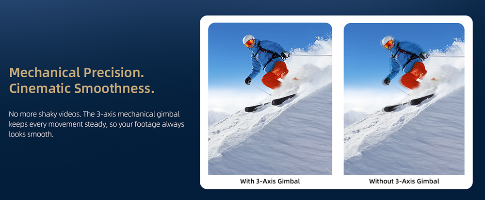 Skyrover S1 Mini Drone with Camera 4K/60fps Video, 3-Axis Gimbal Stabilization, 39,000ft Video Transmission, 40-Min Flight Time, Under 249g, Auto Track