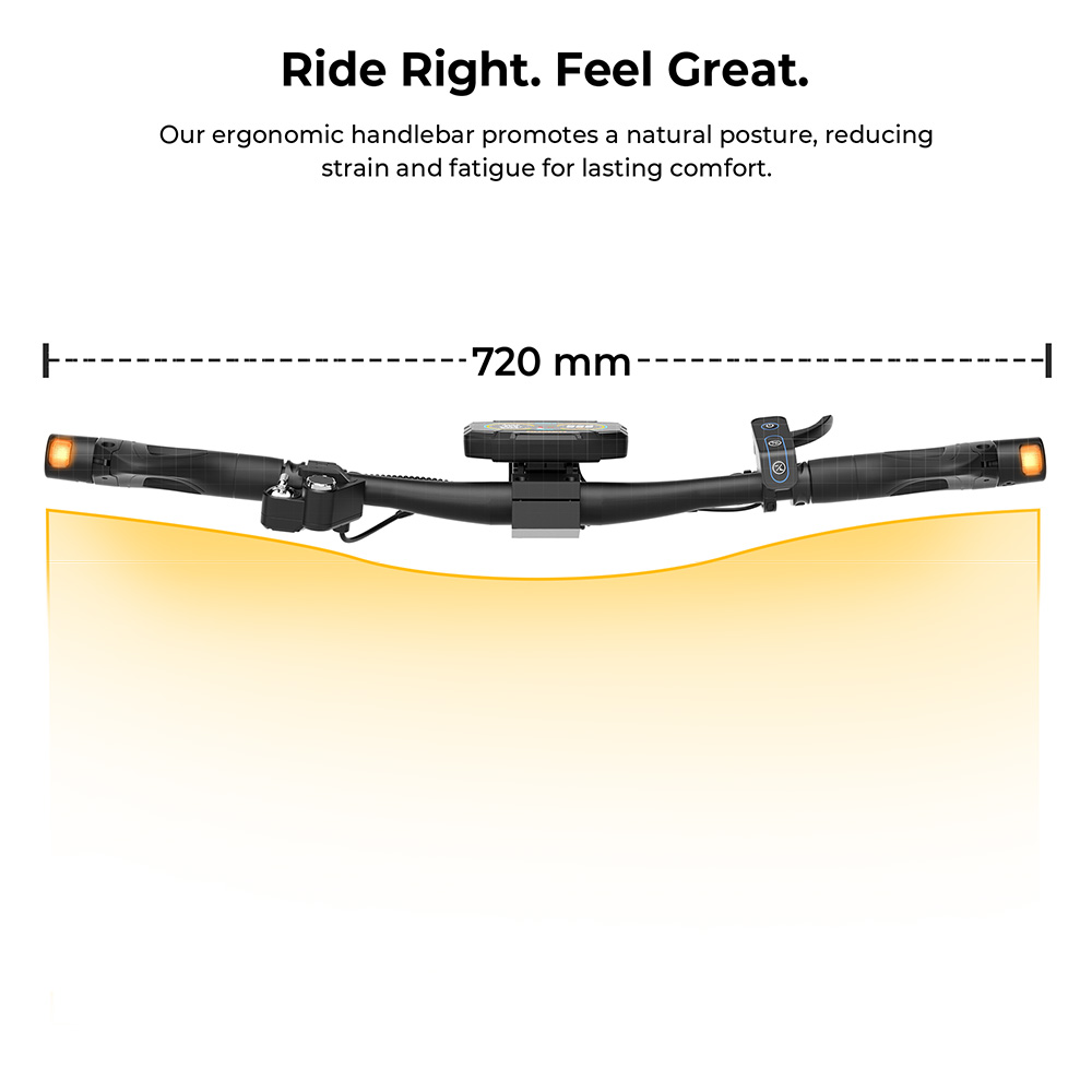 Ausom K20 Pro Dual Motor Electric Scooter, 1000W*2 Motor, 48V 18Ah Battery, 10-inch Tires, 60km/h Max Speed, 90km Range, Front & Rear Disc Brake, Dual Front Suspension, NFC Unlock