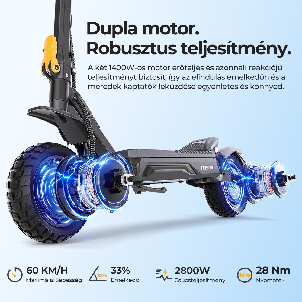 Ausom Gosoul 2 Pro roller kormánya