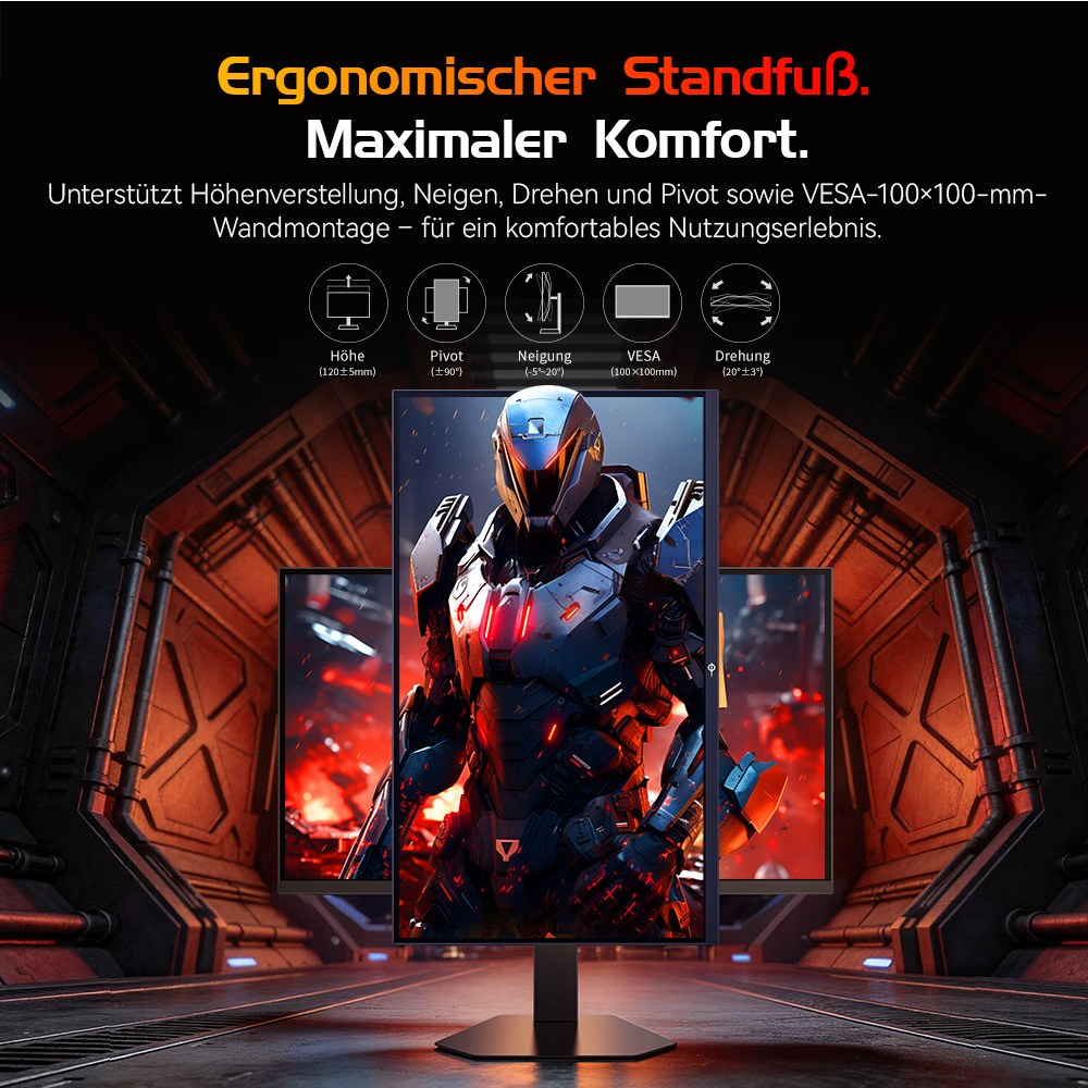 TITAN ARMY P276MS Gaming-Monitor, 27