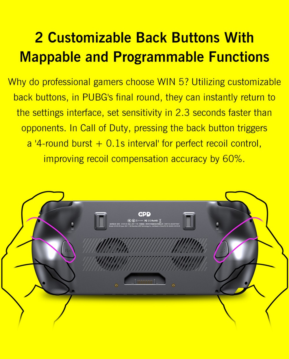 GPD WIN 5 Handheld Gaming PC, 7