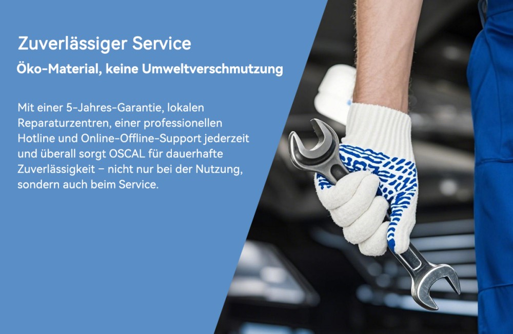 Oscal PowerMax 3600SE Tragbare Powerstation, 3600Wh LiFePO4-Akku, 3600W Reiner Sinuswellenausgang, 4500W Spitzenleistung, 6 LED-Lichtmodi, USB-C 100W, App-Steuerung, Schnellladung, Solargenerator für Hausnotstrom, Wohnmobil, Camping - EU-Stecker