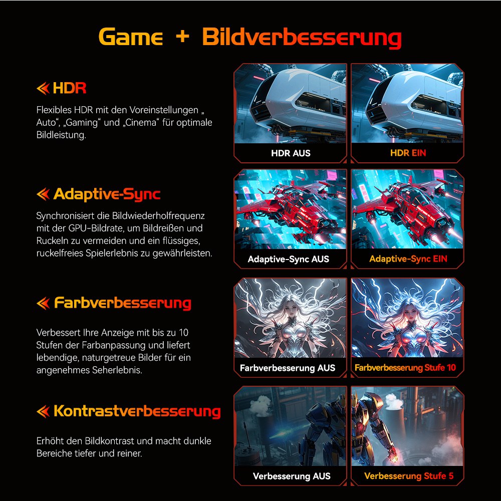 TITAN ARMY P276MS Gaming-Monitor, 27