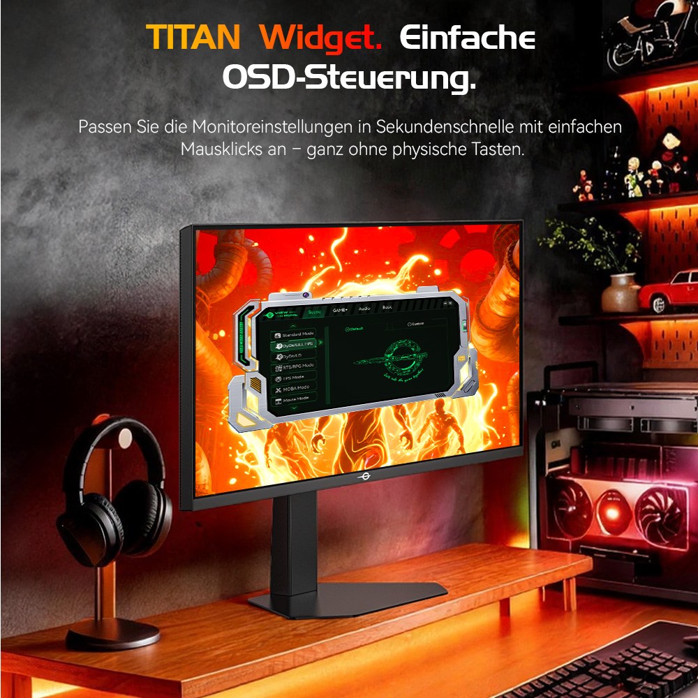 TITAN ARMY P276MS Gaming-Monitor, 27