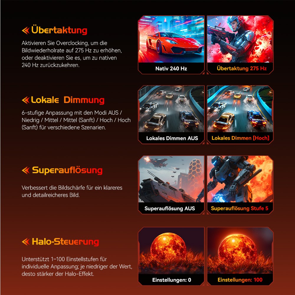 TITAN ARMY P276MS Gaming-Monitor, 27