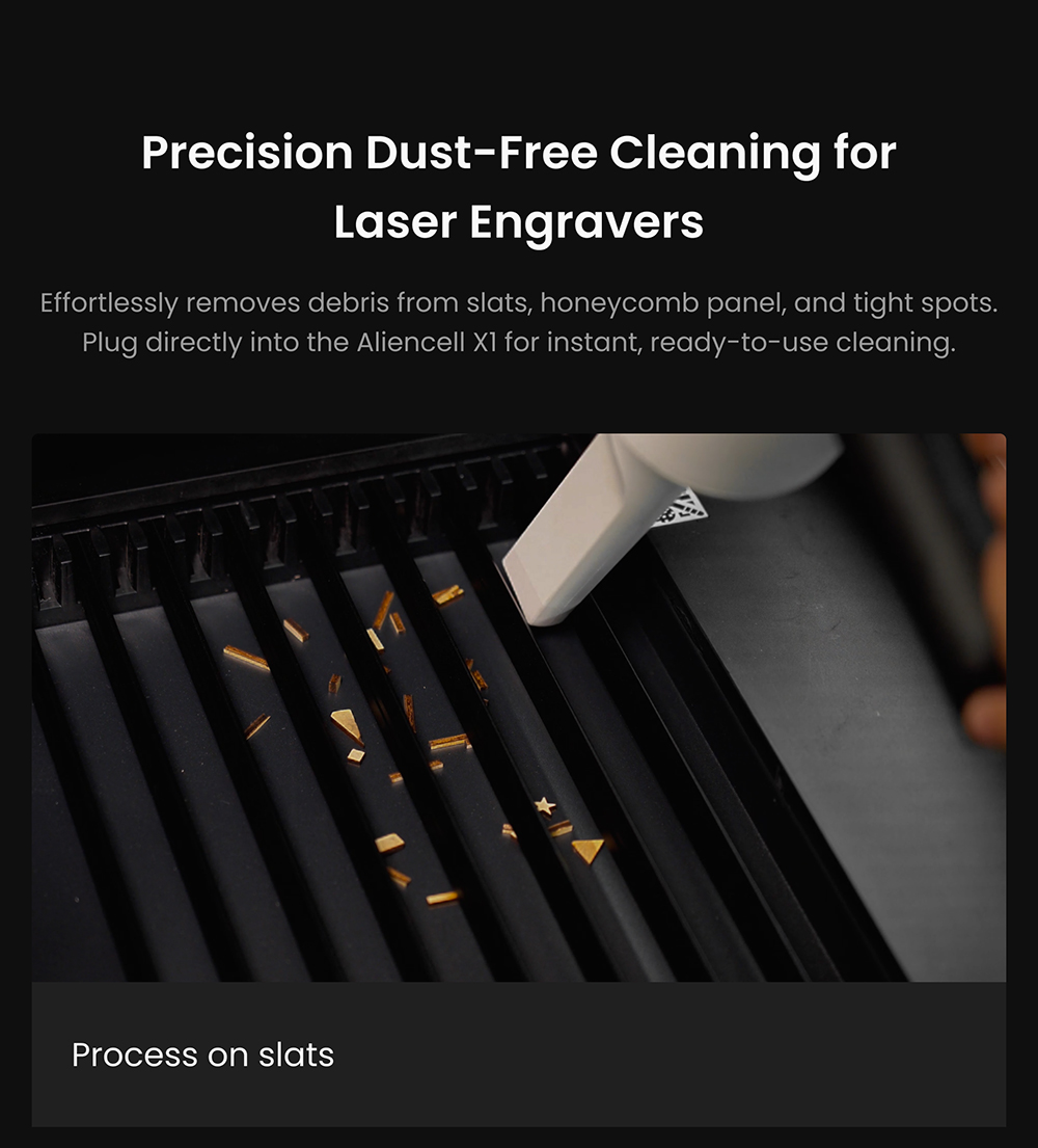 Aliencell k&eacute;zi porsz&iacute;v&oacute;, 12000Pa erős sz&iacute;v&oacute;erő, kefe n&eacute;lk&uuml;li motor, moshat&oacute; HEPA szűrő, alacsony zajszint 78dB alatt, l&eacute;zergrav&iacute;roz&oacute; m&eacute;hsejt panel tiszt&iacute;t&aacute;shoz