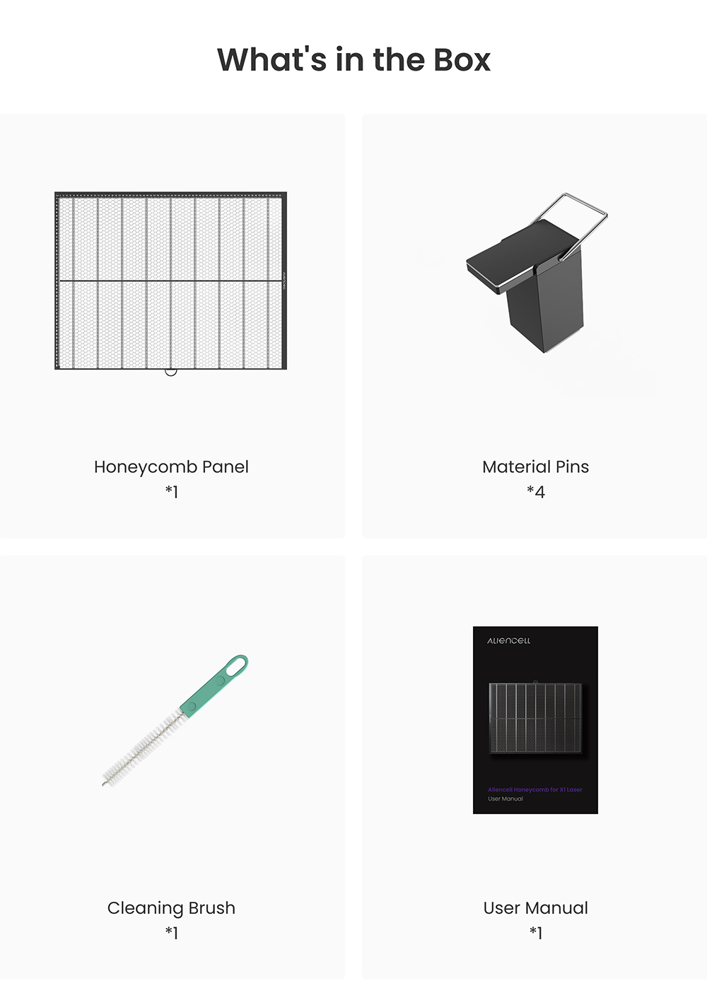 Aliencell X1 Honeycomb Panel, 664&times;506&times;28mm