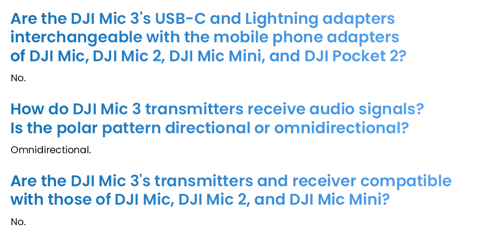 Refurbished DJI Mic 3 Wireless Lavalier Microphone (2TX+1RX+Charging Case), 32-bit Float Internal Recording, 48kHz Audio, Adaptive Gain Control, Dual-Band 2.4GHz/5GHz Anti-Interference, Built-in 32GB Storage, Timecode & OsmoAudio Ecosystem
