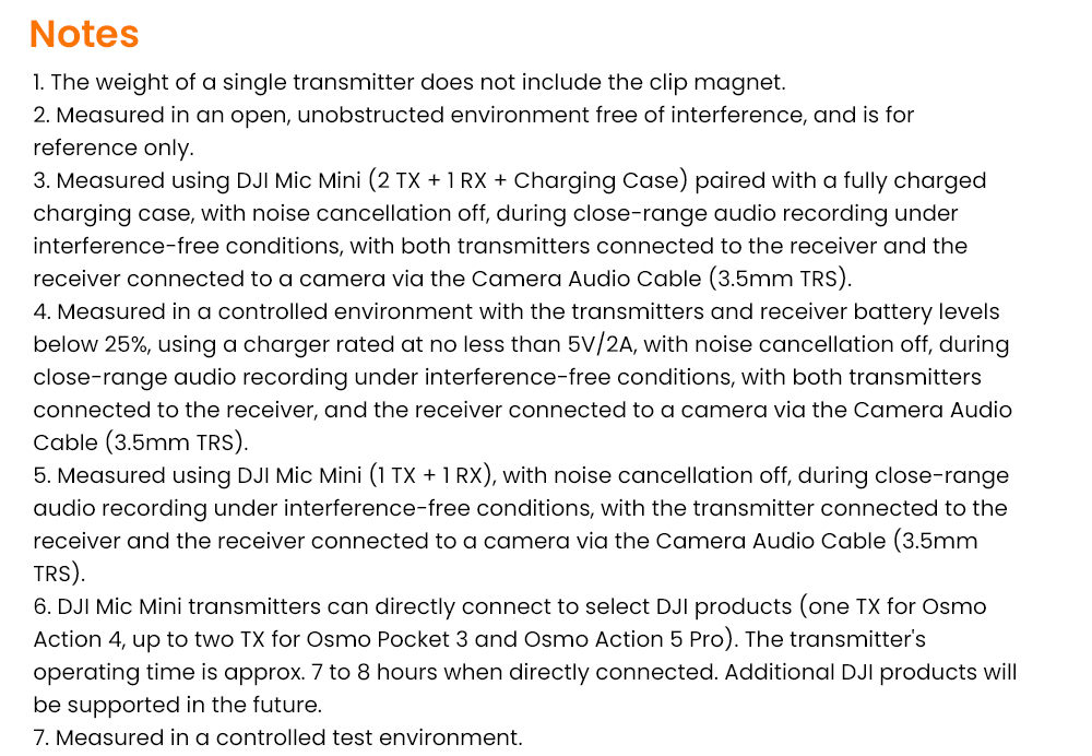 Refurbished DJI Mic Mini Transmitter, Wireless Lavalier Microphone, Omnidirectional Pickup, Intelligent Noise Reduction, OsmoAudio Direct Connect, USB-C Charging, for Camera & Smartphone Vlogging, Interviews & Content Creation - Arctic White