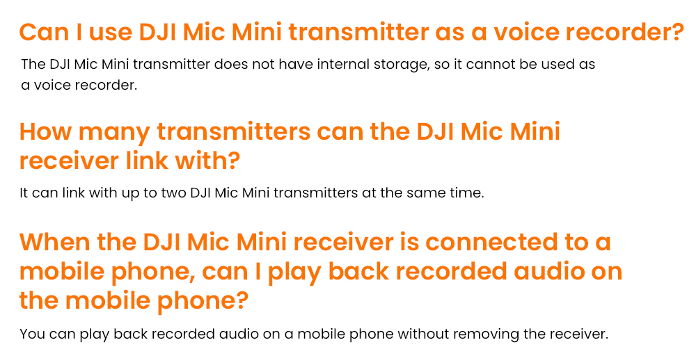 Refurbished DJI Mic Mini Wireless Lavalier Microphone (2TX+1RX+Charging Case), 2-Person Dual Channel Mic System, 400m Range, 48H Battery, Noise Cancelling, Omnidirectional, USB-C Bluetooth Mic for iPhone Android Camera Vlog Streaming