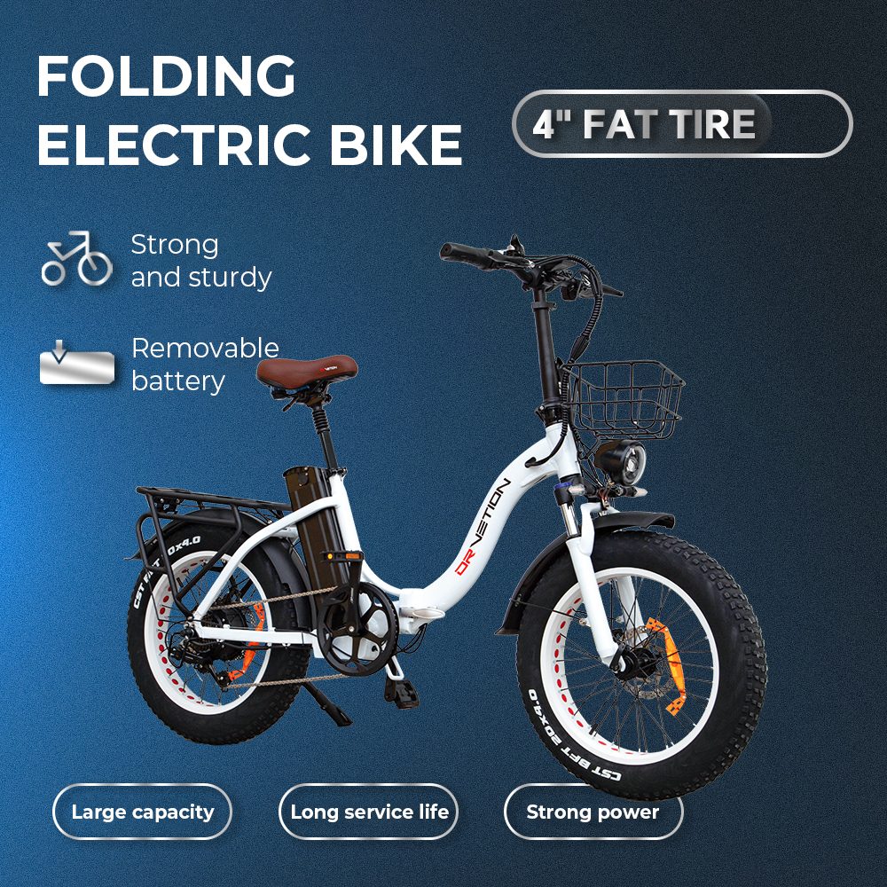 Elektrobicykel DRVETION CT20, 750W motor, maximálna rýchlosť 45 km/h, 48V 20Ah batéria Samsung, 20&times;4.0