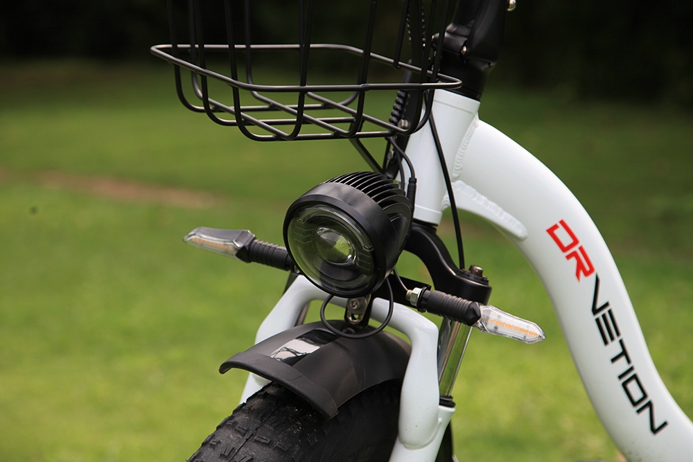 DRVETION CT20 Pro skladací elektrický bicykel, 750W motor, 48V 15Ah batéria Samsung, 25 km/h (odomknutý), dojazd 80 km, 20×4.0" CST Fat Tires, Dual Hydraulic Disc Brakes, 7-Speed, 150kg Max Load - White