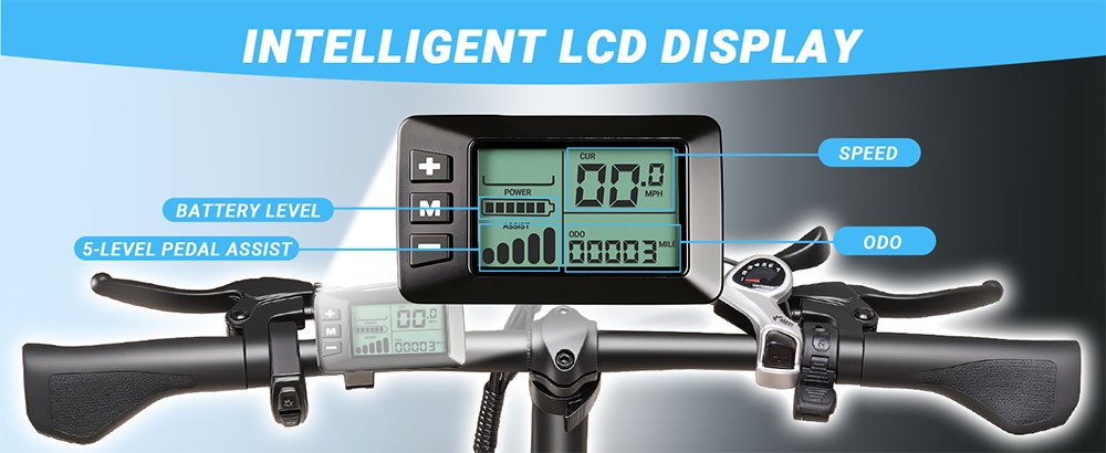 E·Bycco S1 Electric Bike, 250W Brushless (500W Peak) Motor, 36V 10.4Ah Removable Battery, 25km/h Top Speed, 30-50km Range, 20"×3.0" Fat Tires, Shimano 7-Speed, Dual Disc Brakes, Foldable Frame, 150kg Max Load