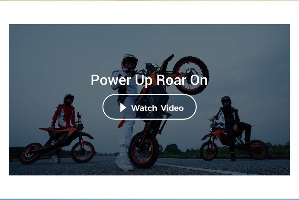 HillMiles MilePop 1 Electric Motorcycle, 2000W Motor (3000W Peak), 48V 25Ah Battery, 31 MPH Max Speed, 45 Miles Range, 120kg Load, Dual Hydraulic Brakes, Full Suspension
