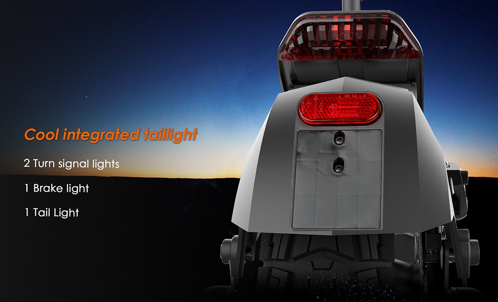 KuKirin G2 Electric Scooter, 500W Motor, 48V 15.6Ah batéria, max. rýchlosť 25 km/h, dojazd 65 km, 10-palcové bezdušové pneumatiky, dvojkotúčové brzdy, stúpanie 20&deg;, vodotesnosť IPX4, max. zaťaženie 120 kg