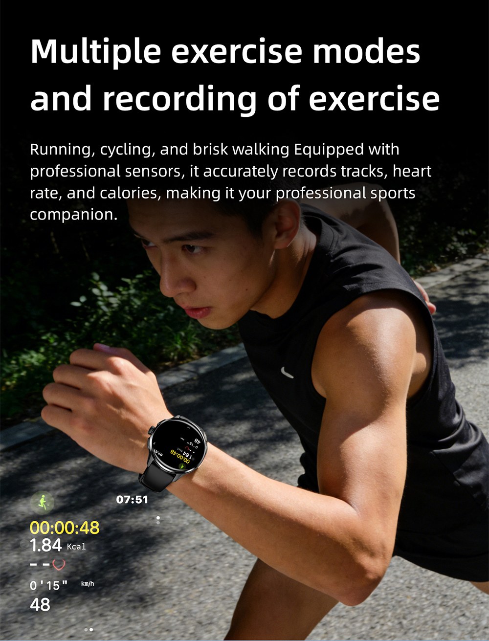 LOKMAT APPLLP 3 Smart Watch, 1.6-inch AMOLED HD Display, SIM Card Support, 3GB+32GB Memory, GPS & WiFi Connectivity, Android Smart Watch, Health Monitoring & Fitness Tracker - Silver