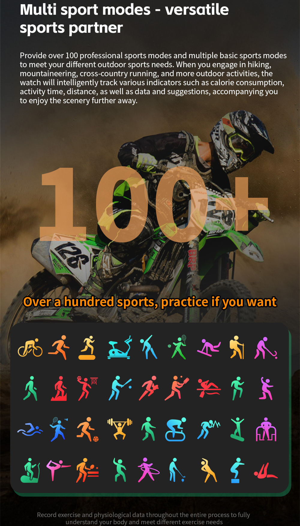 LOKMAT ATTACK GT Smart Watch, 1.32-inch HD Full-Touch Display 360&times;360, IP68 Waterproof Rugged Outdoor Design, 100+ Sports Modes, Bluetooth Calling, Heart Rate & Sleep Monitoring, 15-Day Battery Life -  Black