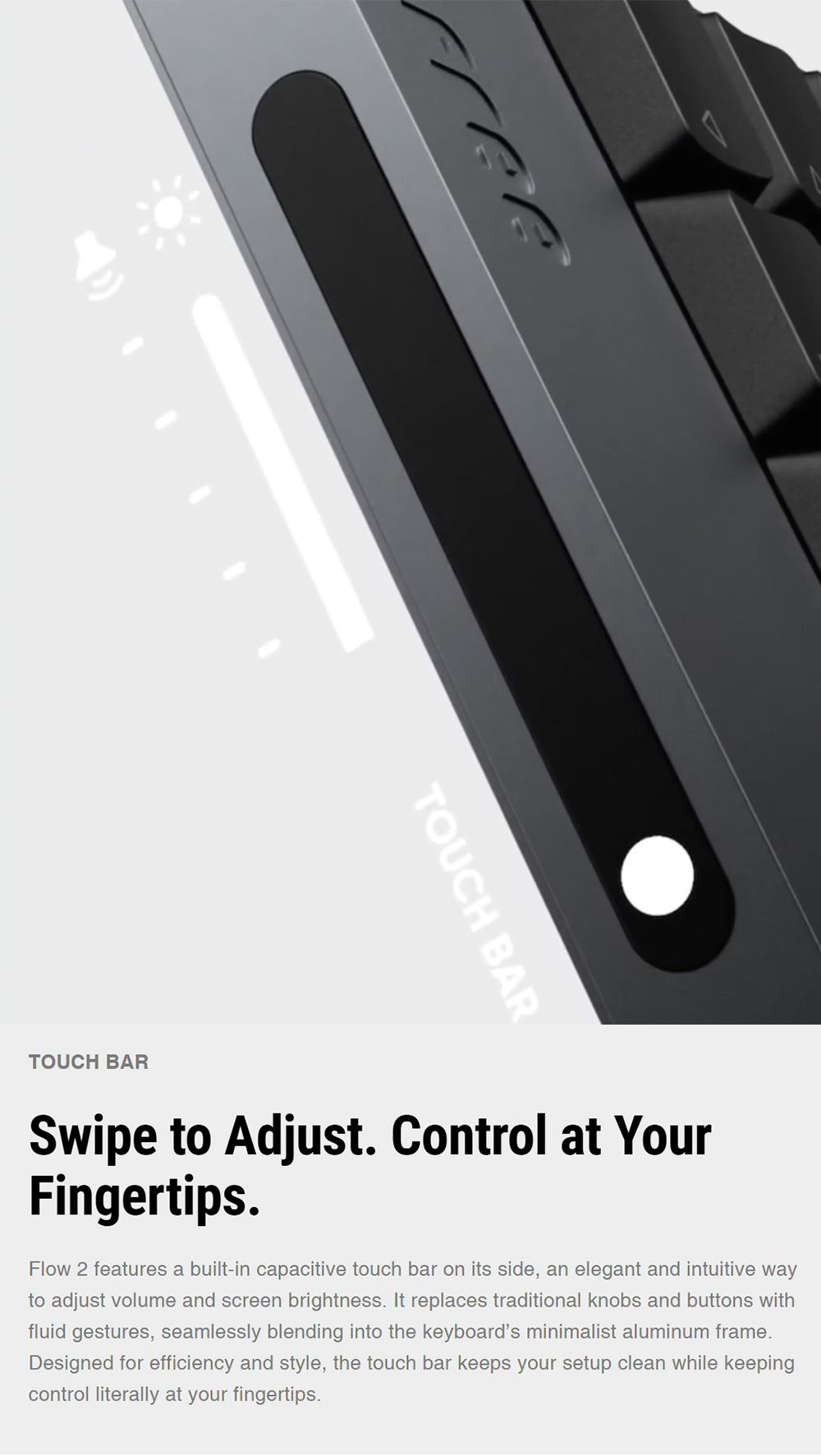 Lofree Flow 2 100 Tri-Mode Wireless Low Profile Mechanical Keyboard, 100-Key Gasket Mount, PBT + PC Double-Shot Keycaps, Lofree x Kailh Void Silence Linear Switch