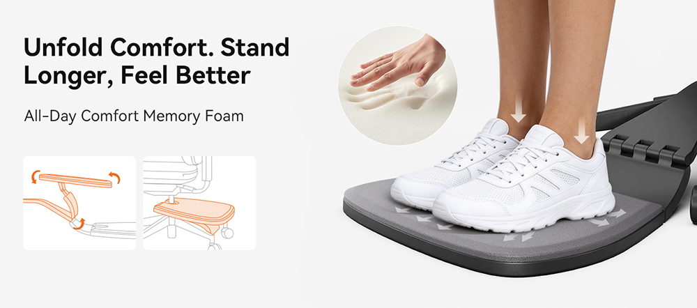 NEWTRAL MT-M Standing-Mate Ergonomická stojaca stolička, adaptívne sedenie 5 v 1, 167&deg; sklápacie operadlo, nastaviteľná výška sedadla 46-57 cm, hĺbka sedadla 38-44 cm, dizajn bez podrúčok, plne nastaviteľná ergonómia, nosnosť 150 kg - tmavosivá