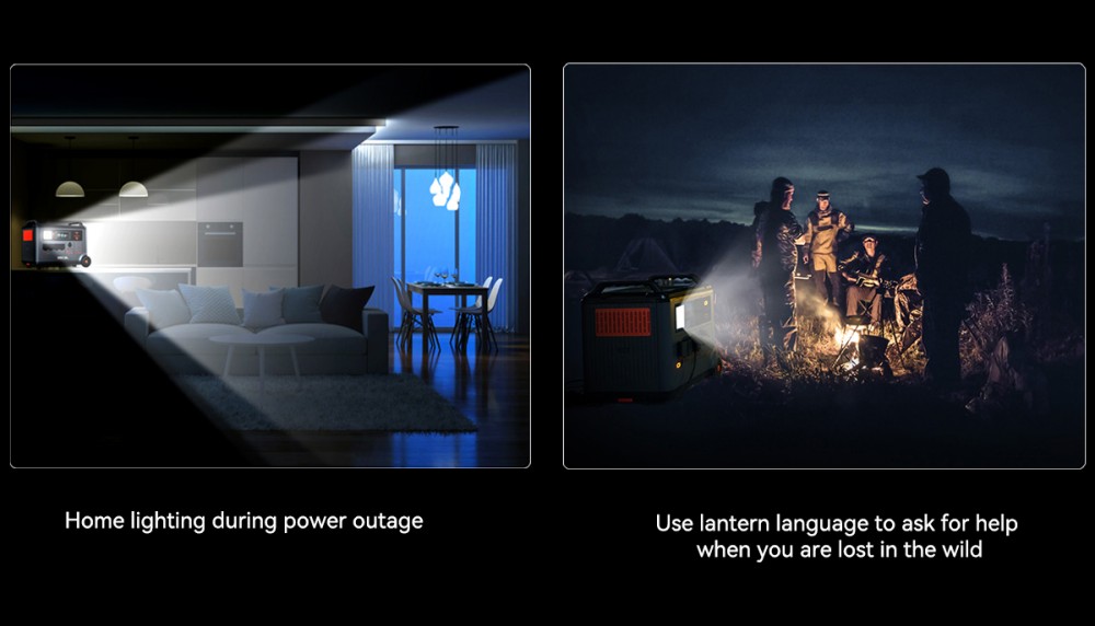 Oscal PowerMax 3600SE Portable Power Station, 3600Wh LiFePO4 Battery, 3600W Pure Sine Wave Output, 4500W Surge, 6 LED Light Modes, USB-C 100W, App Control, Fast Recharge, Solar Generator for Home Backup, RV, Camping - EU Plug