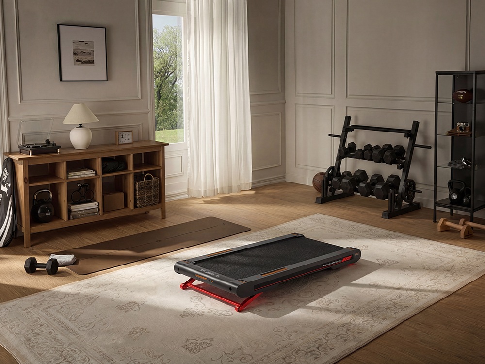 Sperax P2Max Walking Vibration Pad, 2.5HP Quiet Motor, 10-Level Incline, 0.3-6 km/h Speed, 160kg Max Load, LED Display, Remote Control, Under Desk Treadmill for Home & Office