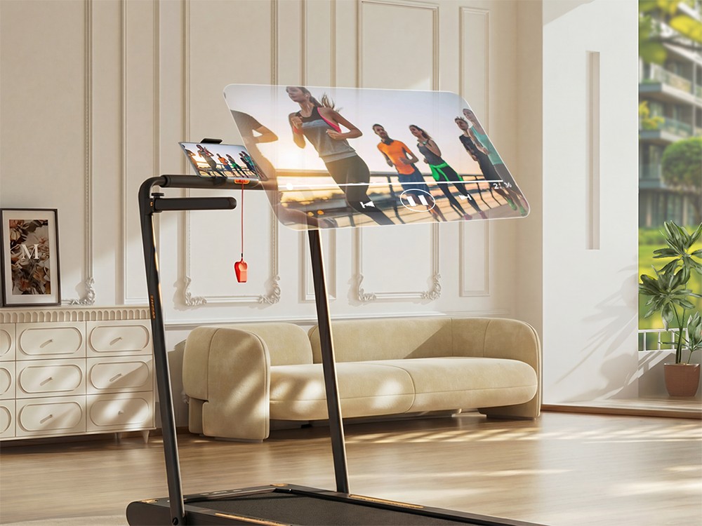 Sperax P3Pro Laufvibrationsmatte mit klappbarem Handlauf, leisem 750-W-Servomotor, manueller Steigungsverstellung (6 %), H&ouml;chstgeschwindigkeit 12 km/h, 5-lagigem Laufband, 8 Sto&szlig;d&auml;mpfern, Belastbarkeit 120 kg, Bluetooth-Display