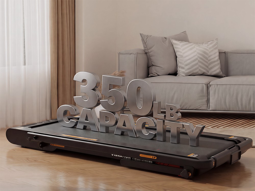 Sperax P3Pro Laufvibrationsmatte mit klappbarem Handlauf, leisem 750-W-Servomotor, manueller Steigungsverstellung (6 %), H&ouml;chstgeschwindigkeit 12 km/h, 5-lagigem Laufband, 8 Sto&szlig;d&auml;mpfern, Belastbarkeit 120 kg, Bluetooth-Display