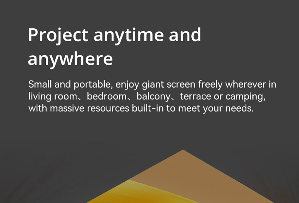 Wanbo Mini Pro LCD Projector, Android 9.0, 250 ANSI, Four-point Keystone Correction