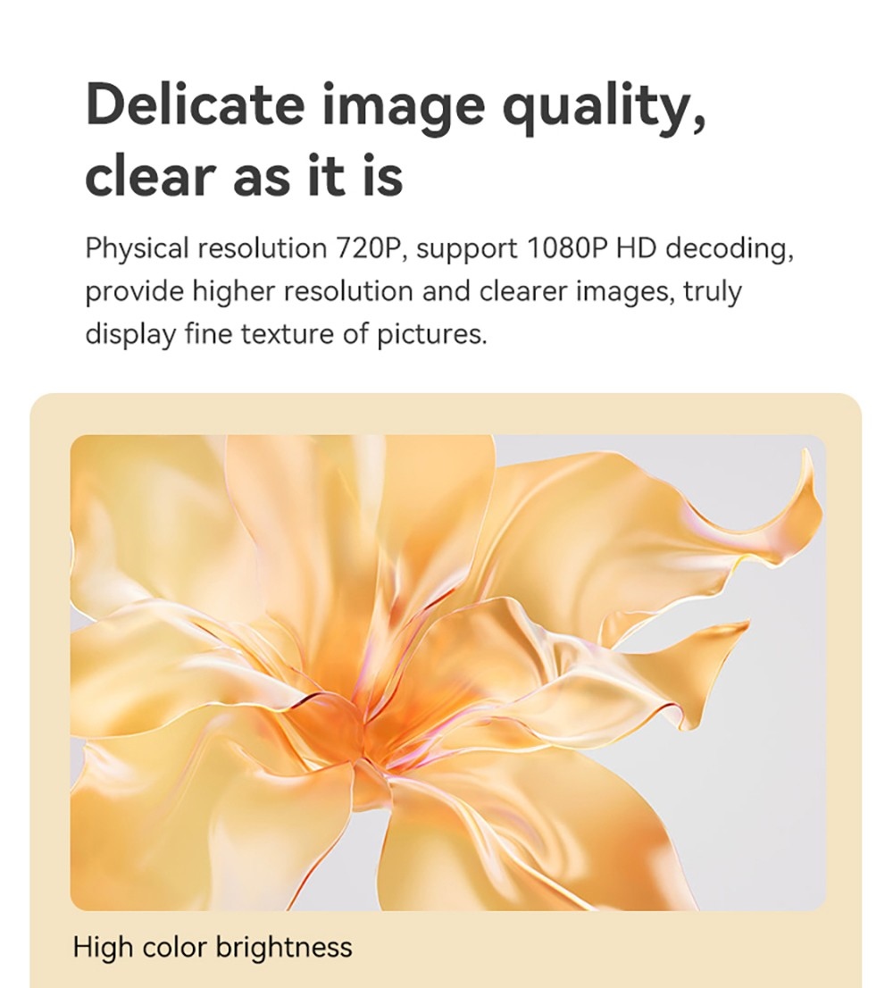 Wanbo Mini Pro LCD Projector, Android 9.0, 250 ANSI, Four-point Keystone Correction