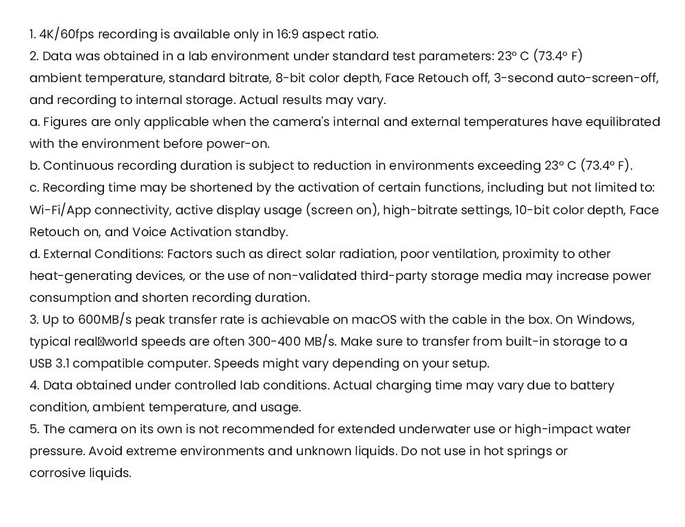 Xtra Atto Wearable POV Action Camera, 4K/60fps, 1/1.3