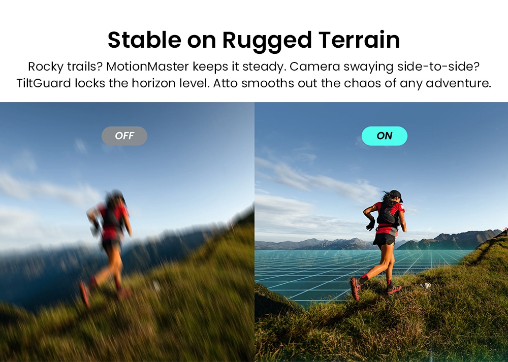 Xtra Atto Wearable POV Action Camera, 4K/60fps, 1/1.3