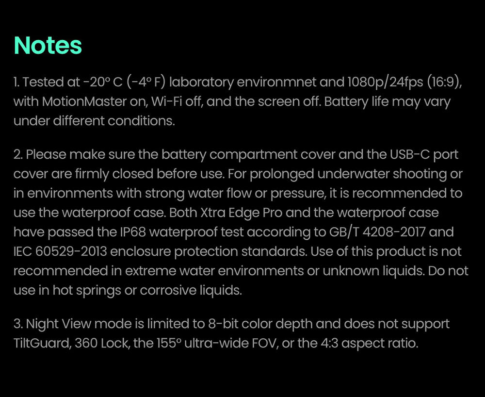 Xtra Edge Pro Action Camera, 1/1.3