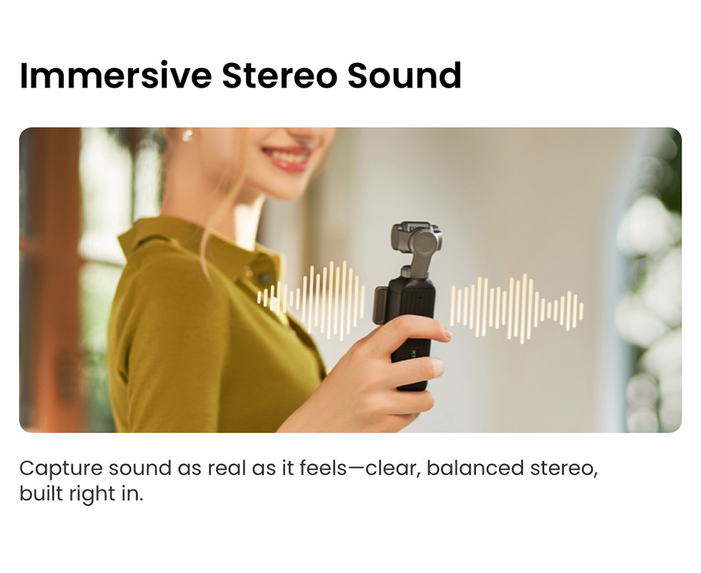 Xtra Muse Pocket Gimbal Camera, 1-inch CMOS Sensor, 3-Axis Mechanical Stabilization, 4K 60FPS Ultra HD Vlogging Camera, AI Subject Tracking, 230&deg; Pan Gimbal, 2-inch Touch Screen, Vertical Video Mode, 161Min Battery, Pocket Creator Camera