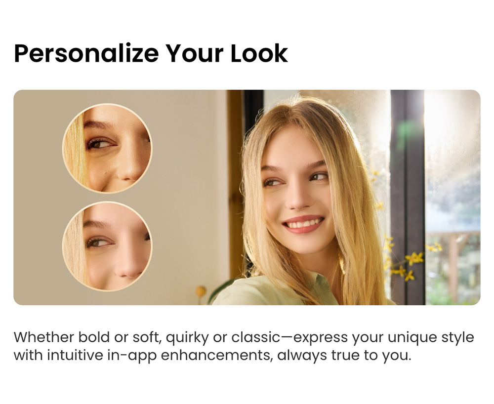 Xtra Muse Pocket Gimbal Camera, 1-inch CMOS Sensor, 3-Axis Mechanical Stabilization, 4K 60FPS Ultra HD Vlogging Camera, AI Subject Tracking, 230&deg; Pan Gimbal, 2-inch Touch Screen, Vertical Video Mode, 161Min Battery, Pocket Creator Camera