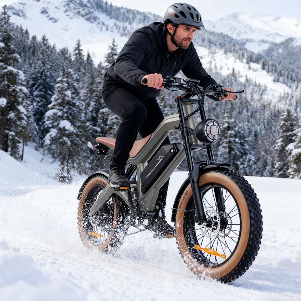 Elektrobicykel ZONVEER M20, 1000W (1500W špičkový) motor, 48V 18.2Ah batéria, max. rýchlosť 55km/h, dojazd 60km PAS, 20