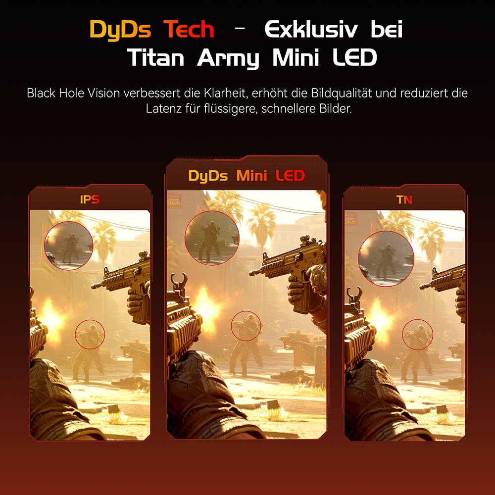 TITAN ARMY P276MS Gaming-Monitor, 27