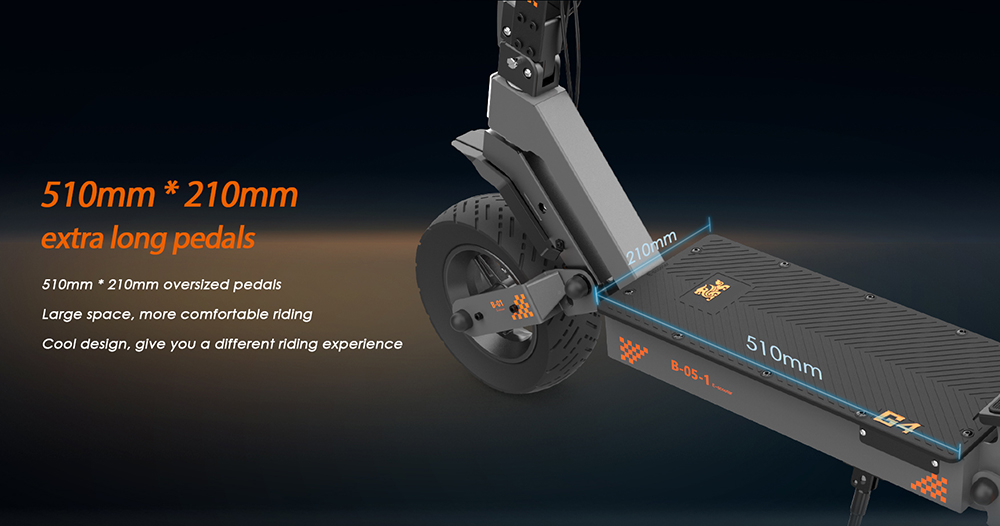 KuKirin G4 Electric Scooter, 2000W Motor, 60V 20Ah Battery, 11 inch Tires, 70km/h Max Speed, 75km Range, Front & Rear Disc Brakes, Four-arm Shock Absorber