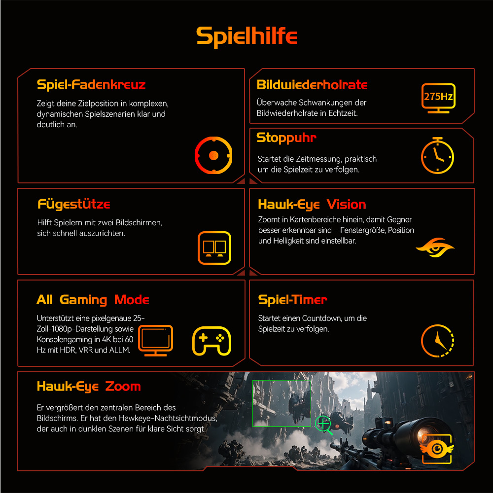 TITAN ARMY P276MS Gaming-Monitor, 27