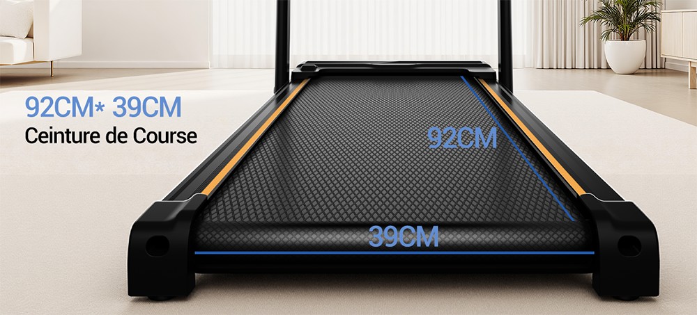 ROBORE X5F Tapis de Course Pliable avec Inclinaison de 16%, Moteur Silencieux 3,0 HP, Vitesse Max 10km/h, Charge 136kg, 3 Niveaux d’Inclinaison, Écran LED & Télécommande